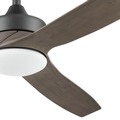 Ceiling Fans | Honeywell 51853-45 52 in. Remote Control Indoor Outdoor Ceiling Fan with Color Changing LED Light - Charcoal Brown/Black image number 2