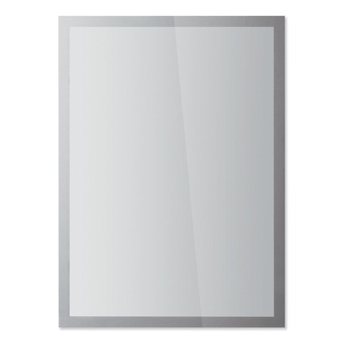 Mailroom Equipment | Durable 400123 DURAFRAME SUN Silver Frame 11 in. x 17 in. Sign Holders (2-Piece/Pack) image number 0