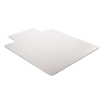 Deflecto 36 x 48 SuperMat Frequent Use Flat Lipped Chair Mat for Med Pile Carpet - Clear
