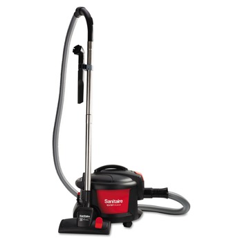 Sanitaire EXTEND 9 Amp Current Top-Hat Canister Vacuum - Red/Black