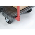 Utility Carts | Rubbermaid Commercial FG440300BLA 24 in. x 36 in. 1000 lbs. Capacity Heavy-Duty Platform Truck Cart - Black image number 3