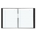 Office Jansan | Blueline A10200E.BLK EcoLogix NotePro 11 x 8.5 Sheets 1-Subject Medium/College Rule Executive Notebook - Black image number 1