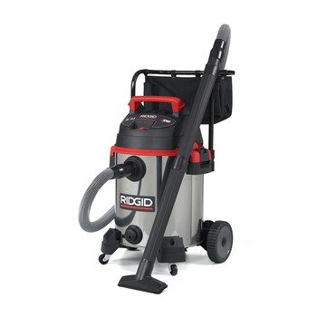 Ridgid 1610rv Pro Series 12 Amp 6 5 Peak Hp 16 Gallon Stainless Steel Wet Dry Vac Cpo Outlets