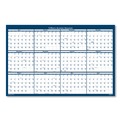 Office Jansan | House of Doolittle 395 24 x 37 12-Month (July 2024-June 2025) Academic Year Recycled Poster Style Reversible/Erasable Yearly Wall Calendar image number 2
