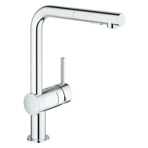 Fixtures | Grohe 30300000 Minta Pullout Spray Single Hole Kitchen Faucet (Starlight Chrome) image number 0