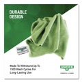 Cleaning Cloths | Unger MF400 16 in. x 15 in. SmartColor Microfiber MicroWipes - Green (10/Pack) image number 2