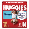 Cleaning & Janitorial Supplies | Huggies 49694 Little Snugglers Baby Diapers - Size Newborn to 10 lbs/Disney Design (31/Pack) image number 3