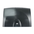 Paper Towels and Napkins | Boardwalk WP98053 Boardwalk Xtra 11.13 in. x 7.38 in. x 8.88 in. 2-Roll Controlled Bath Tissue Dispenser - Translucent Black (1/Carton) image number 2