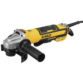 Dewalt 13 Amp Brushless No Lock-On Paddle Switch 5 in. Corded Small Angle Grinder with Kickback Brake