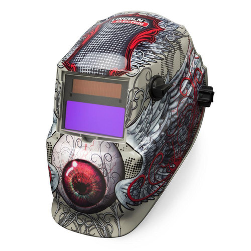  | Lincoln Electric K3190-1 Bloodshot Variable Shade Auto Darkening Welding Helmet image number 0