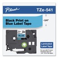Bulk Savings Pricing 2 | Brother P-Touch TZE541 0.7 in. x 26.2 ft. TZe Standard Adhesive Laminated Labeling Tape - Black on Blue image number 3