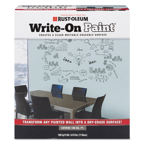 Cleaning & Janitorial Supplies | Rust-Oleum 72110 Write-On Paint Interior Matte Clear 24 Oz Pouch image number 0