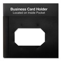 Mothers Day Sale! Save an Extra 10% off your order | Universal UNV20540 100-Sheet Capacity 11 in. x 8.5 in. 2-Pocket Plastic Folders - Black (10/Pack) image number 1