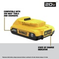 Batteries | Factory Reconditioned Dewalt DCB203R 20V MAX Compact 2 Ah Lithium-Ion Battery image number 6