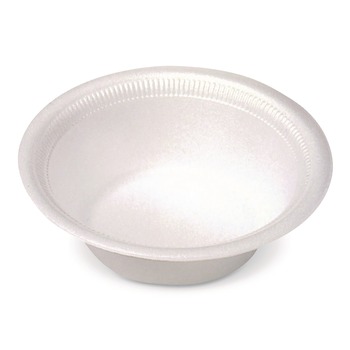 Dart 12 oz. Concorde Foam Bowls - White (125/Pack)