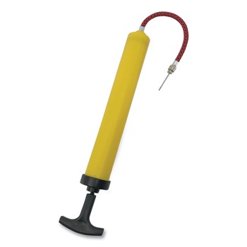 Champion Sports 12 in. Long Standard Hand Pump - Yellow/Black