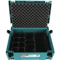 Storage Systems | Makita P-83674 MAKPAC 12 Compartments Interlocking Case Universal Insert Tray with Foam Lid image number 4