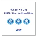 Cleaning & Janitorial Supplies | PURELL 9031-06 6 in. x 7 in. Unscented Alcohol Formula Hand Sanitizing Wipes - White (6 Canisters/Carton) image number 4