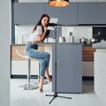 Office & Office Supplies | Durable 894201 TWIST Black Floor Stand for Tablet Black image number 8