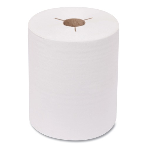 Cleaning & Janitorial Supplies | Tork 8634550 8 in. x 450 ft. Advanced Notched Hand Towel Roll - White (12 Rolls/Carton) image number 0