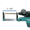 Rotary Hammers | Makita GRH07M1W 40V max XGT Brushless Lithium-Ion 1-1/8 in. Cordless AFT/AWS Capable Accepts SDS-PLUS Bits AVT D-Handle Rotary Hammer Kit with Dust Extractor (4 Ah) image number 4