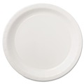 Labor Day Sale! Save $30 off $199! | Hoffmaster PL7095 9 in. Coated Paper Dinnerware Plate - White (500/Carton) image number 0