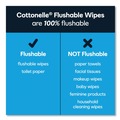 Cleaning & Disinfecting Wipes | Cottonelle 44932 1-Ply 3.75 in. x 5.5 in. Fresh Care Flushable Cleansing Cloths - White image number 4