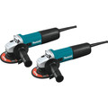 Angle Grinders | Makita 9557NB2 7.5 Amp 4-1/2 in. Slide Switch AC/DC Angle Grinder (2-Pack) image number 0