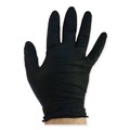 Disposable Gloves | Safety Zone GNPR-LG-BK ProGuard Powder Free Nitrile Gloves - Large Black (1000/Carton) image number 1