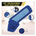Mops | Gritt Commercial GRI182603PK 60 in. x 5 in. Microfiber Looped Dust Mop Pad Head - Blue (3/Pack) image number 2