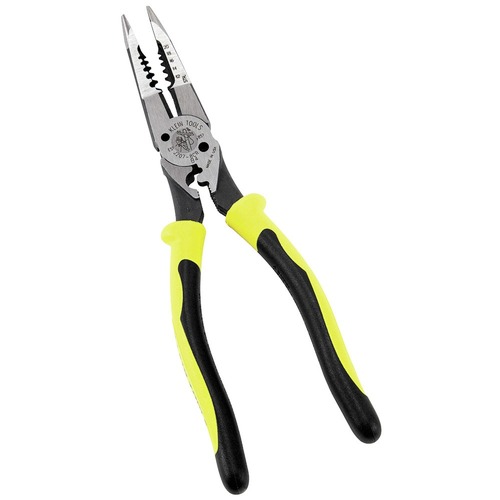 Crimpers | Klein Tools J207-8CR All-Purpose Pliers with Crimper image number 0