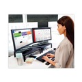 Office Jansan | 3M MS85B 16 in. x 12 in. x 1.75 in. to 5.5 in. 20-lb. Capacity Adjustable Monitor Stand - Black/Silver image number 3