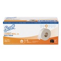 Cleaning & Janitorial Supplies | Scott 49156 Essential 3.55 in. x 1000 ft. 2 Ply Septic Safe JRT Bathroom Tissue - White (4/Carton) image number 1