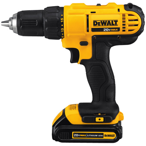 Dewalt 20V MAX Compact Lithium Ion 1 2 in. Cordless Drill Driver 1 4 in. Impact Driver Combo Kit 1.3 Ah