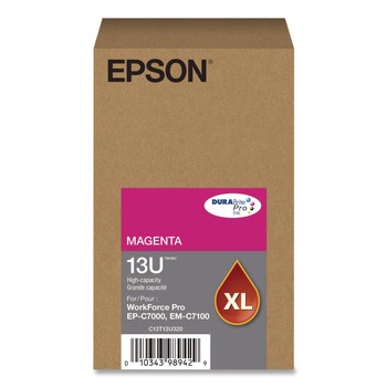 Epson (T13U) DURABrite Pro 4,600 Page-Yield High-Yield Ink - Magenta