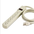  | Innovera IVR73304 6-Outlet 1.94 in. x 10.19 in. x 1.19 in. Power Strip with 4 ft. Cord - Ivory image number 1