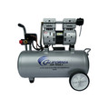 Portable Air Compressors | California Air Tools CAT-8010A 1 HP 8 Gallon Ultra Quiet and Oil-Free Aluminum Tank Wheelbarrow Air Compressor image number 0