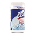 Cleaning & Janitorial Supplies | LYSOL Brand 19200-89346 7 in. x 7.25 in. 1-Ply Disinfecting Wipes - Crisp Linen/White image number 1