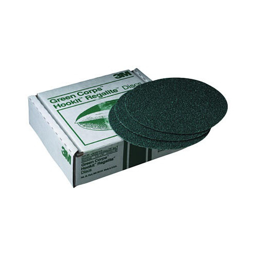 Grinding, Sanding, Polishing Accessories | 3M 512 Green Corps Hookit Regalite Disc 6 in. 80E (25-Pack) image number 0