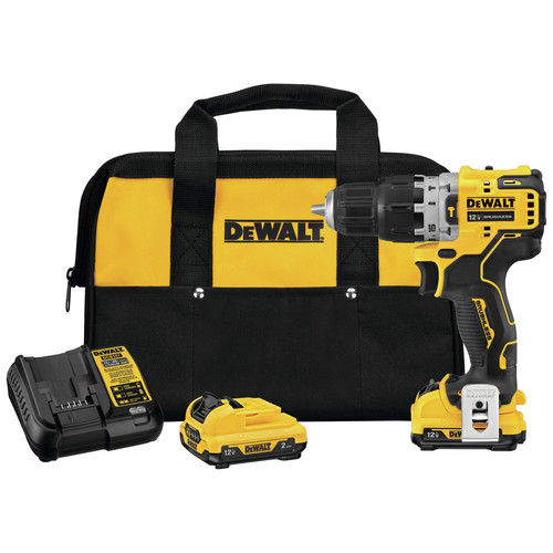 Hammer Drills | Dewalt DCD706F2 XTREME 12V MAX Brushless Lithium-Ion 3/8 in. Cordless Hammer Drill Kit (2 Ah) image number 0