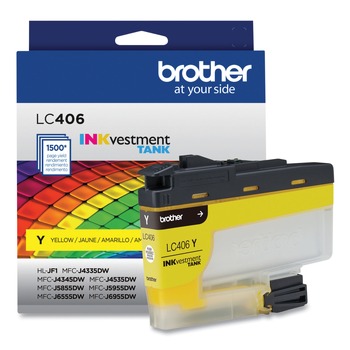 Brother INKvestment 1,500 Page-Yield Ink - Yellow