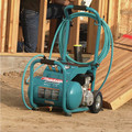 Portable Air Compressors | Makita MAC5200 3.0 HP 5.2 Gallon Oil-Lube Dolly Air Compressor image number 4