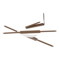 Office Jansan | ACCO A7070021J 2 in. Capacity 2.75 in. Center to Center Premium Self-Adhesive Two-Prong Paper Fastener Bases - Brown (100/Box) image number 0