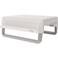 Office Furniture Accessories | Fellowes Mfg Co. 100098565 13.94 in. x 11.97 in. x 3.25 in. to 6 in. Supports 33 lbs. Breyta Monitor Stand - White image number 0
