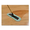 Mops | Rubbermaid Commercial FGJ85500GR00 36 in. Looped End Microfiber Dust Mop Head - Green image number 3