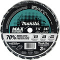 Circular Saw Blades | Makita B-61656-3 3/Pack Framing 7-1/4 in. 24T Carbide-Tipped Max Efficiency Circular Saw Blade image number 3