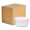 Food Trays, Containers, and Lids | WinCup 221996 8 oz Tall Style Foam Bowls - White (1000/Carton) image number 1