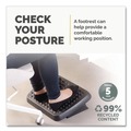 Office Jansan | Fellowes Mfg Co. 48121 17.63 in. x 13.13 in. x 3.75 in. Standard Adjustable Footrest - Graphite image number 4