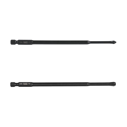 Klein Tools 32235 6 in. Phillips #1 and #3 Power Driver Multi-bit Set (2/Pack) image number 0