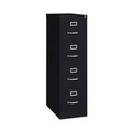 Office Filing Cabinets & Shelves | Alera 26130 15 in. x 26.5 in. x 52 in. Letter-Size Four-Drawer Economy Vertical File - Black image number 2